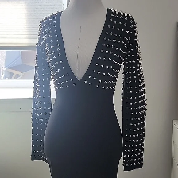 Spike studded bandage dress - Picture 1 of 4